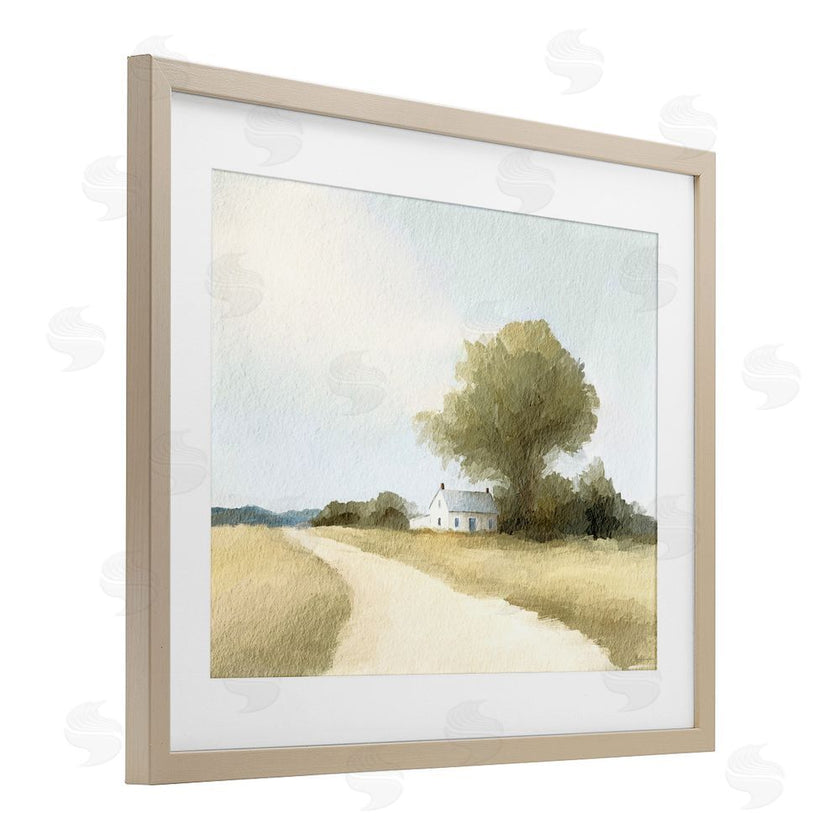 Leah Straatsma | Farmhouse Road In Distance