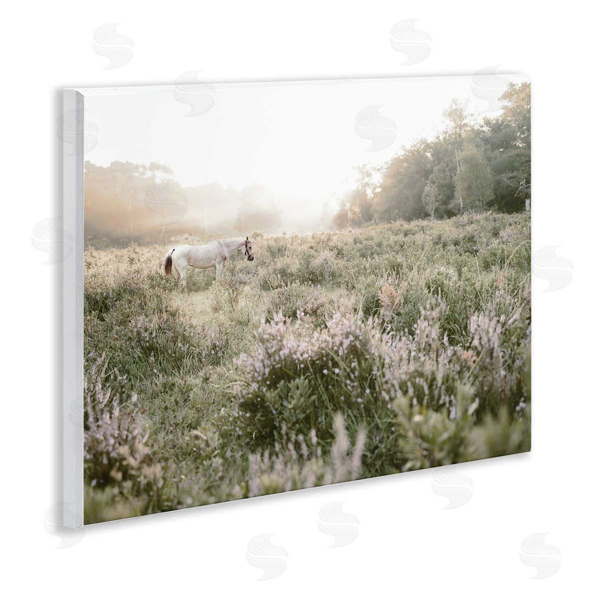 Leah Straatsma Misty Sunset Horse Wall Plaque Art Print