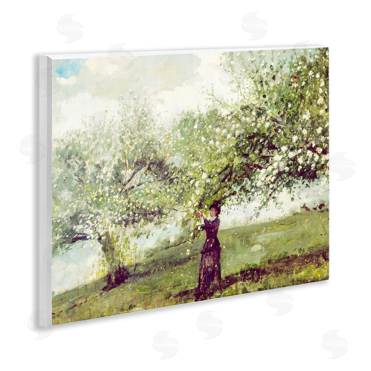 Leah Straatsma Vintage Gathering Blossoms Wall Plaque Art Print