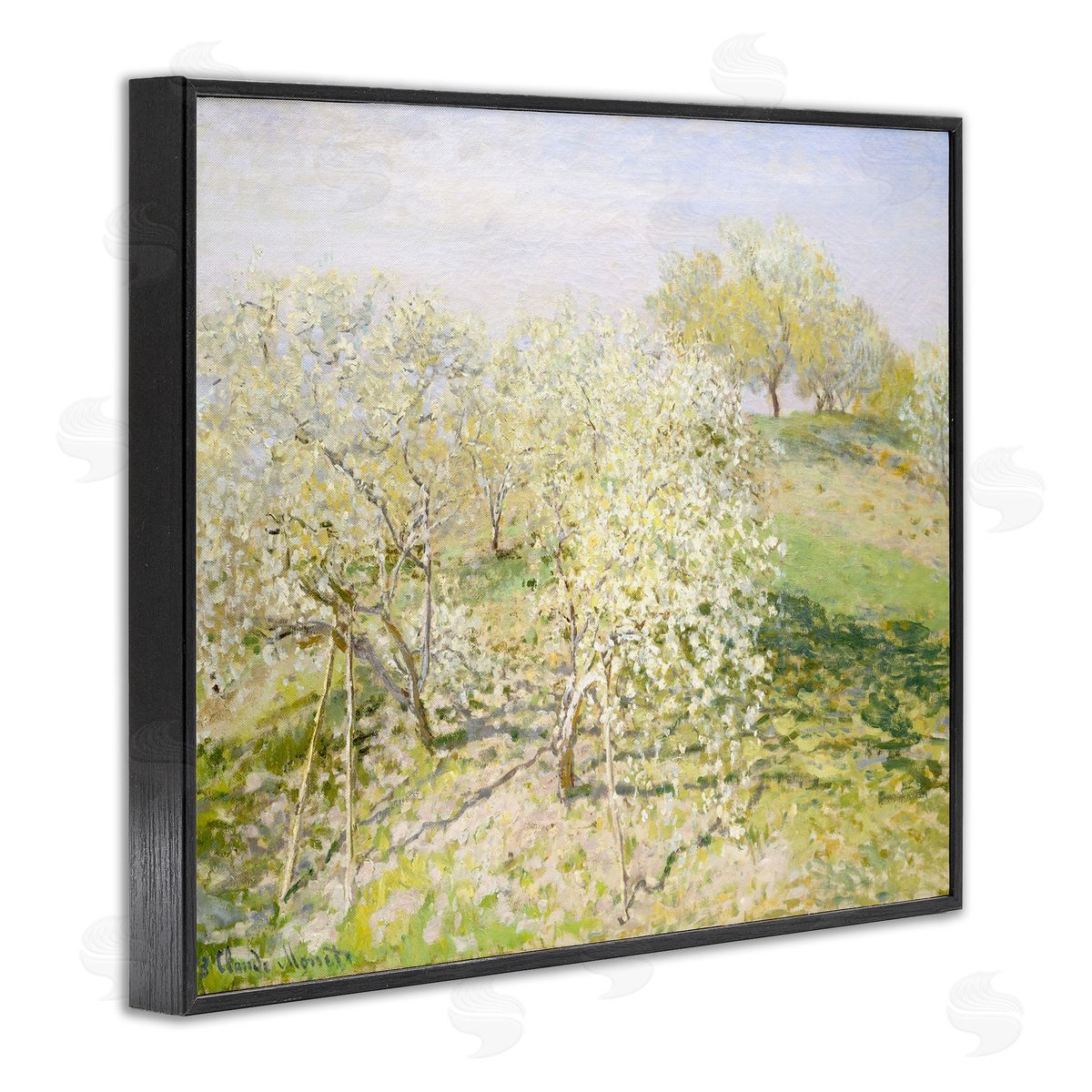 Leah Straatsma Vintage Apple Orchard Black Framed Giclee Art Print