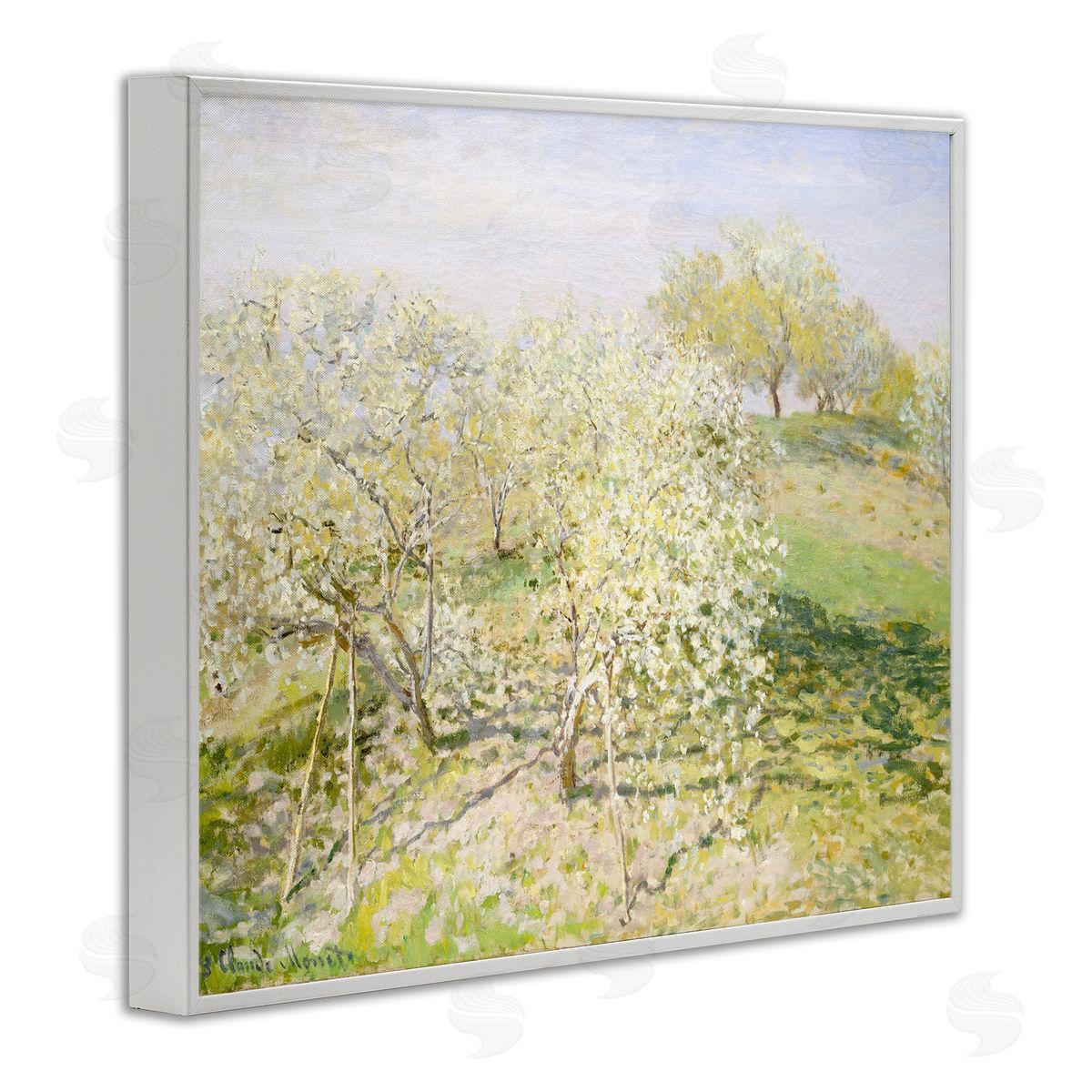 Leah Straatsma Vintage Apple Orchard White Frame Giclee Art Print