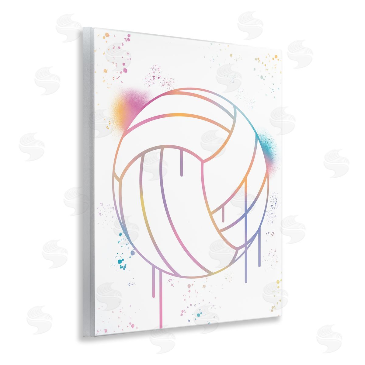 Marcus Prime Graffiti Volleyball Drip Wall Plaque Art Print