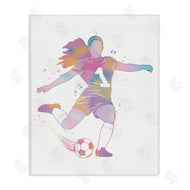 Marcus Prime | Woman Athlete Pastel Soccer