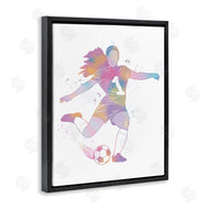 Marcus Prime | Woman Athlete Pastel Soccer