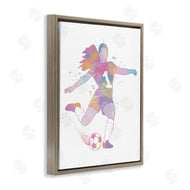 Marcus Prime | Woman Athlete Pastel Soccer