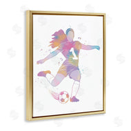 Marcus Prime | Woman Athlete Pastel Soccer