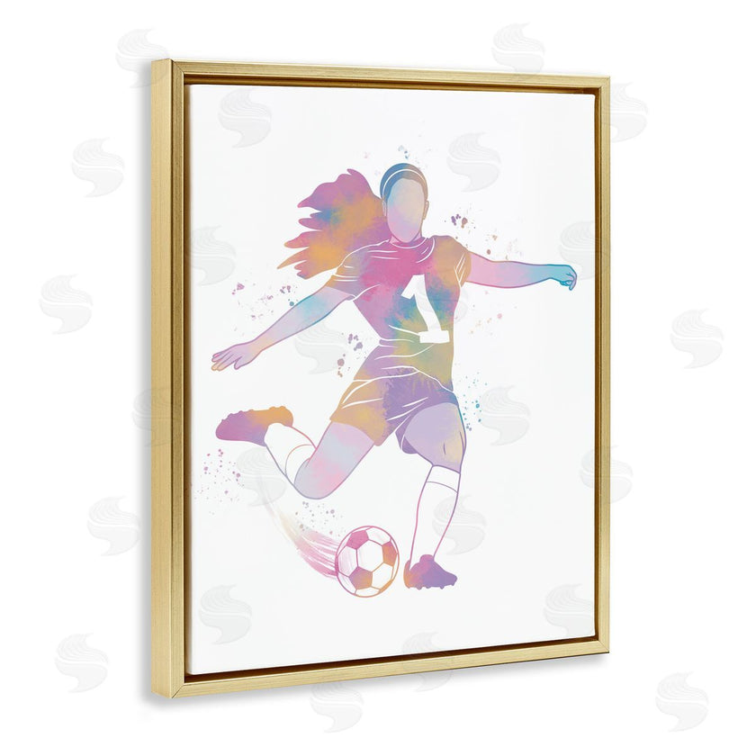 Marcus Prime | Woman Athlete Pastel Soccer