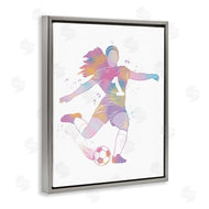 Marcus Prime | Woman Athlete Pastel Soccer