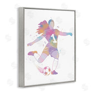 Marcus Prime | Woman Athlete Pastel Soccer
