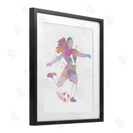 Marcus Prime | Woman Athlete Pastel Soccer