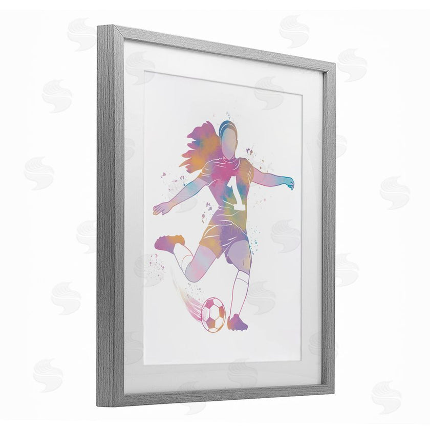 Marcus Prime | Woman Athlete Pastel Soccer