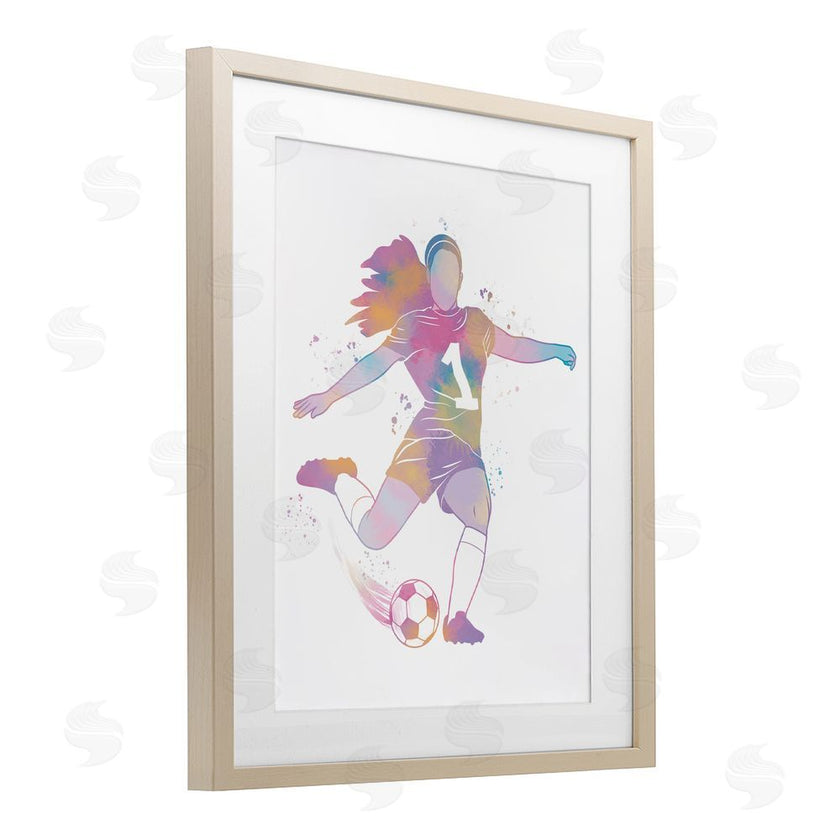 Marcus Prime | Woman Athlete Pastel Soccer