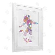 Marcus Prime | Woman Athlete Pastel Soccer