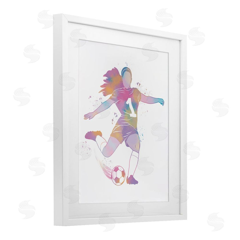 Marcus Prime | Woman Athlete Pastel Soccer