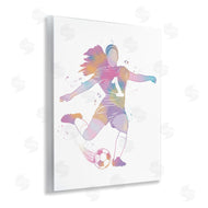 Marcus Prime | Woman Athlete Pastel Soccer