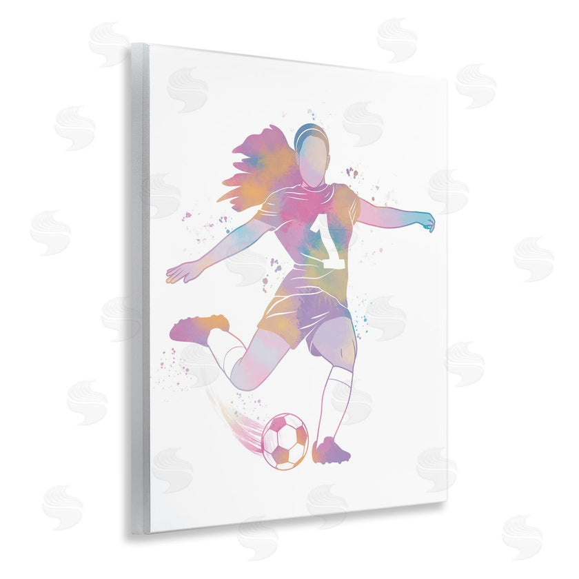 Marcus Prime | Woman Athlete Pastel Soccer