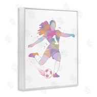 Marcus Prime | Woman Athlete Pastel Soccer