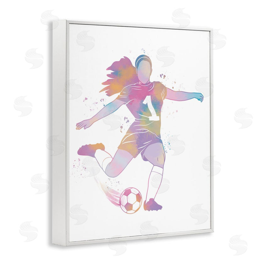 Marcus Prime | Woman Athlete Pastel Soccer