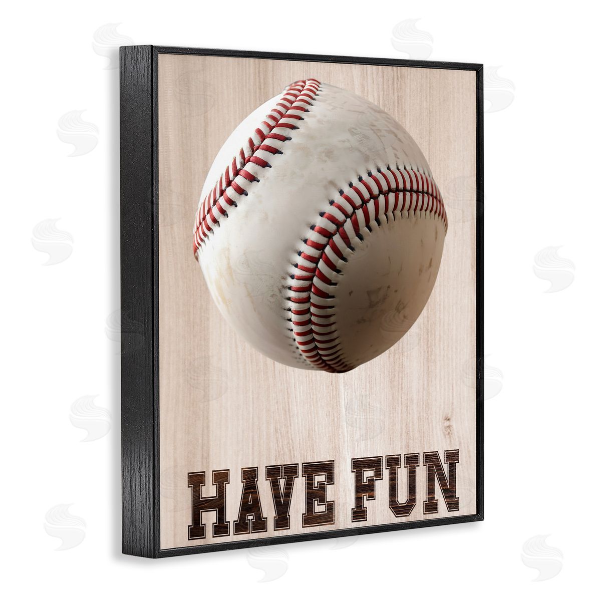 Marcus Prime Have Fun Baseball Black Framed Giclee Art Print