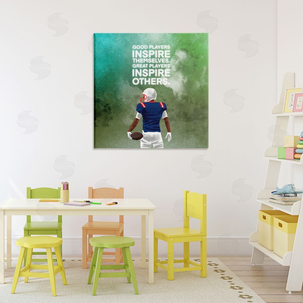 Marcus Prime Great Players Inspiring Athlete Quote Printed Wall Art in Room