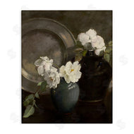 Leah Straatsma | Peony Still Life with Plate