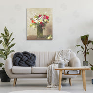 Leah Straatsma | Yellow And Red Vintage Florals