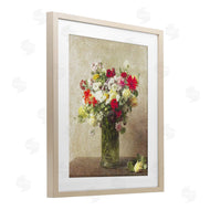 Leah Straatsma | Yellow And Red Vintage Florals