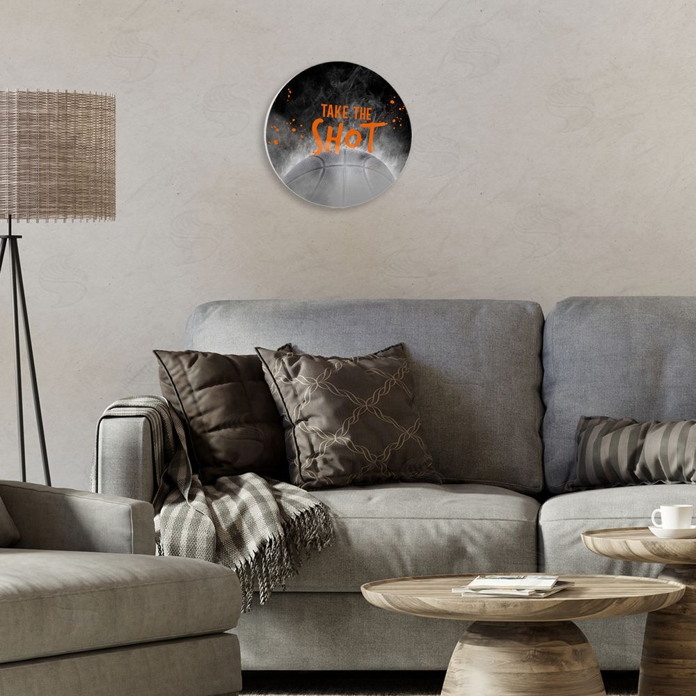 Kim Allen Take the Shot Basketball Canvas Art on Wall
