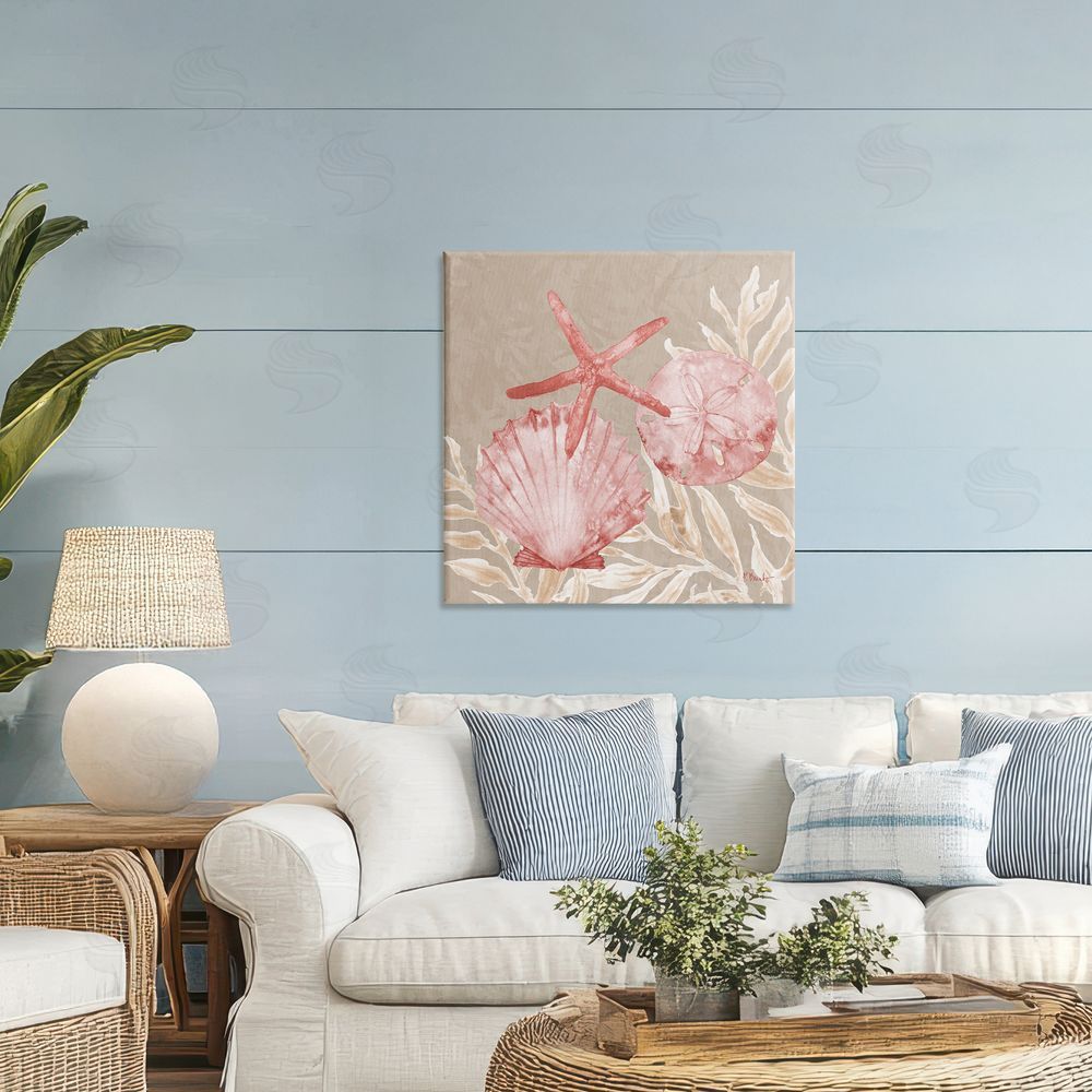 Paul Brent Tampico Shells & Starfish Printed Wall Art in Room