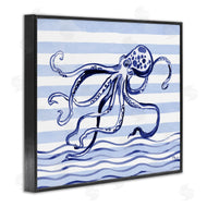 Paul Brent | Indigo Brushstroke Octopus