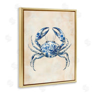 Arlington Prints | Blue Floral Crab