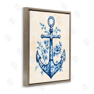 Arlington Prints | Blue Floral Life Anchor