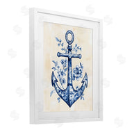 Arlington Prints | Blue Floral Life Anchor