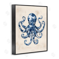 Arlington Prints | Blue Floral Octopus