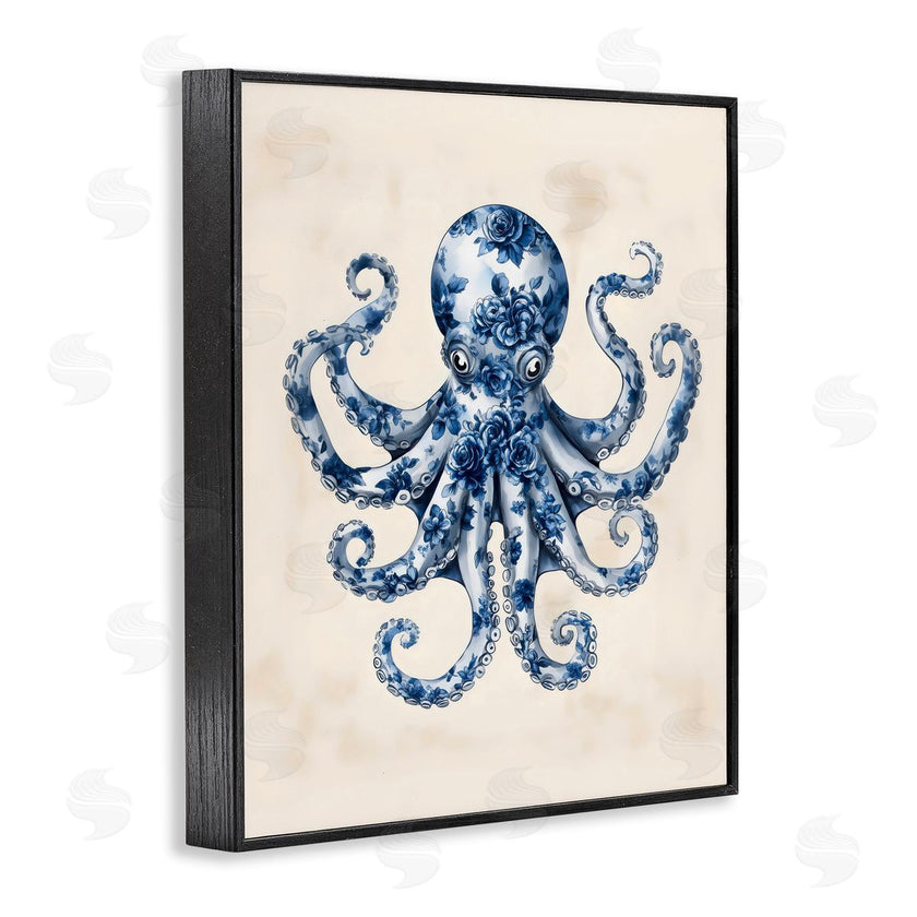 Arlington Prints | Blue Floral Octopus