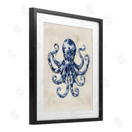 Arlington Prints | Blue Floral Octopus