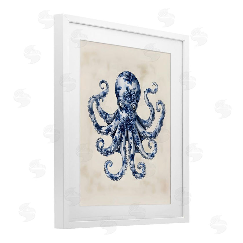 Arlington Prints | Blue Floral Octopus