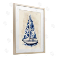 Arlington Prints | Blue Floral Sailboat