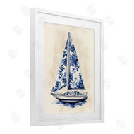 Arlington Prints | Blue Floral Sailboat