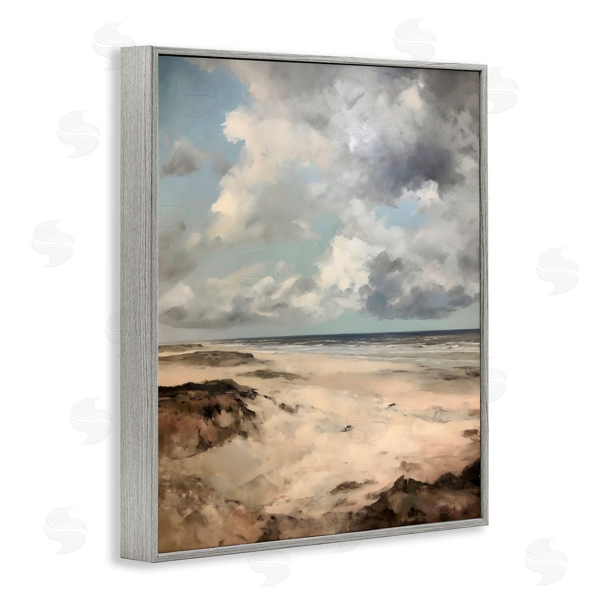 Creative Studio Scenic Place Seascape Gray Framed Giclee Art Print