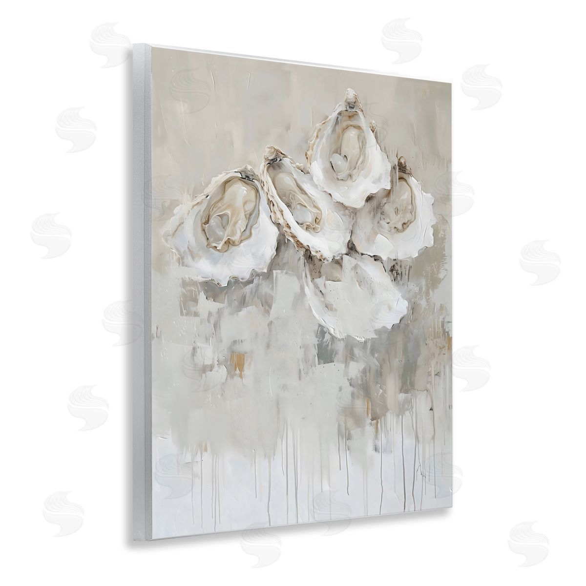 Creative Studio Shucked Oyster Shells Wall Plaque Art Print