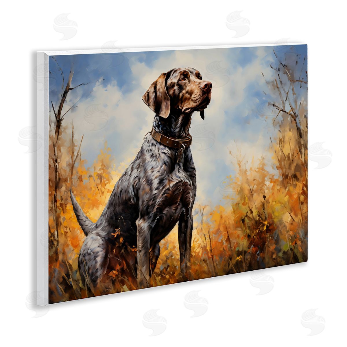 Creative Studio Brown Bird Hunting Dog Wall Plaque Art Print