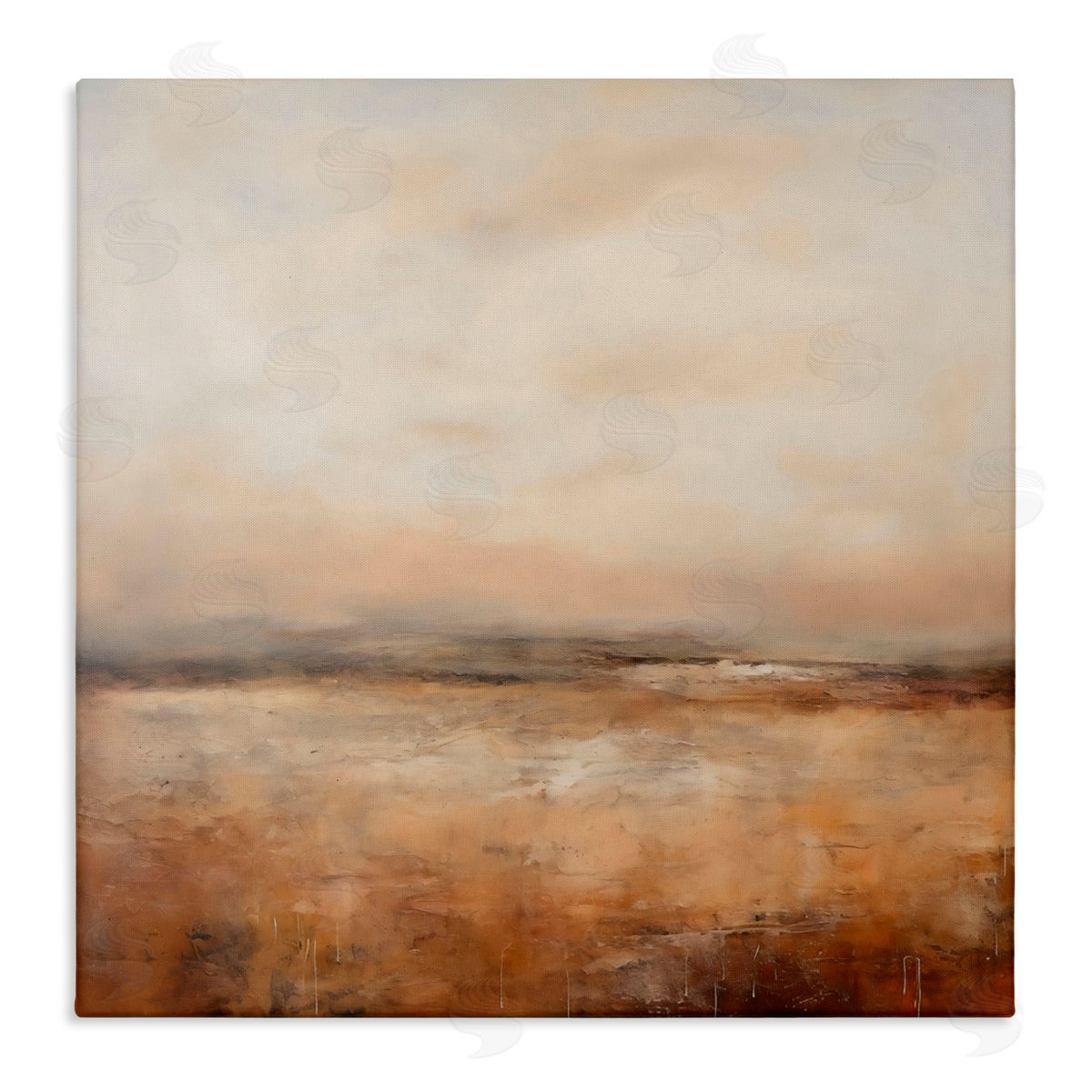 Creative Studio Calm Abstract Landscape Neutrals Canvas Wall Art Print