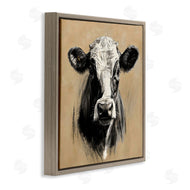 Creative Studio | Dairy Cow Brushed Portrait