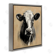 Creative Studio | Dairy Cow Brushed Portrait