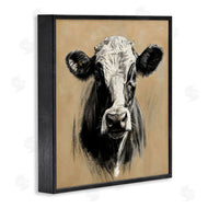 Creative Studio | Dairy Cow Brushed Portrait