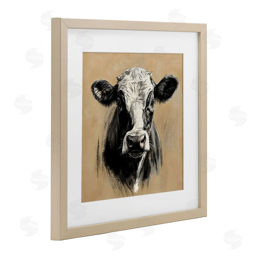 Creative Studio | Dairy Cow Brushed Portrait