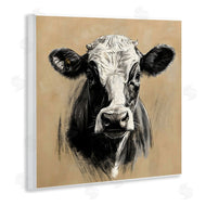 Creative Studio | Dairy Cow Brushed Portrait