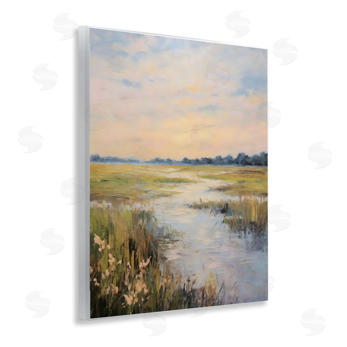 Creative Studio Summer Marsh Stream Wall Plaque Art Print
