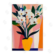 Creative Studio | Yellow Vase Of Tall Flowers